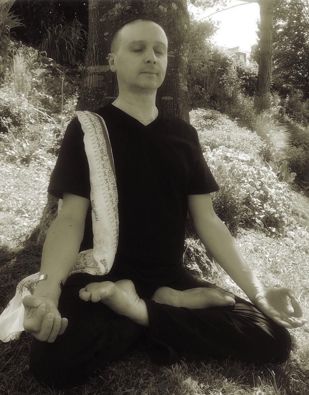 Shrî Yogananda en méditation